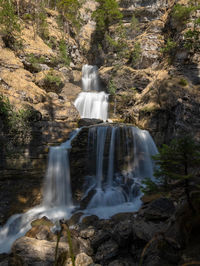 View of waterfall