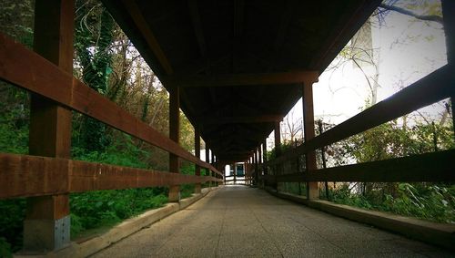 Interior of bridge