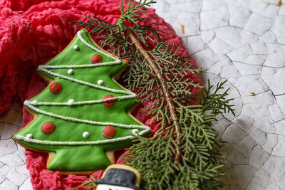 Close-up of christmas decoration 