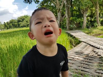 Portrait of boy