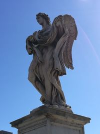 Low angle view of statue