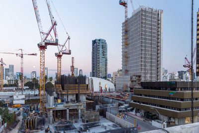 Modern buildings in city