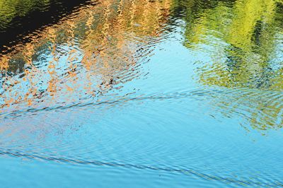 Full frame shot of swimming pool in lake