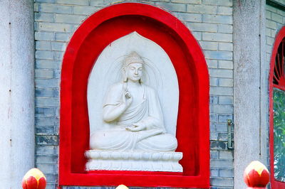 Close-up of statue
