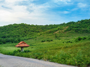 Scenic view of landscape against sky