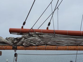 View of ship against sky