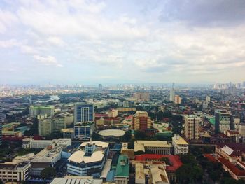 Aerial view of a city