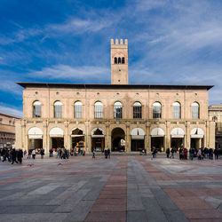 View of historic building against sky