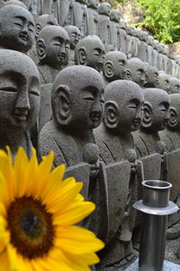 Close-up of buddha statue