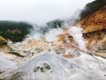 Scenic view of mountains