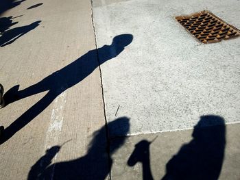 People in shadow 