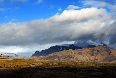 Scenic view of landscape against sky