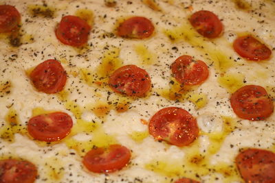 Close-up of pizza