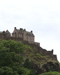 Low angle view of castle against sky