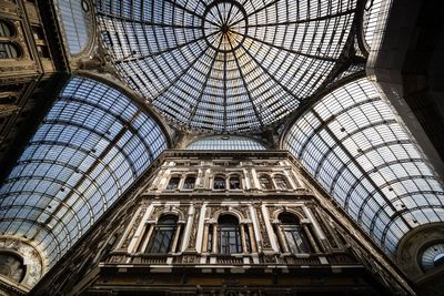 Low angle view of skylight