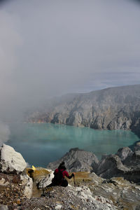 Holiday in ijen crater, east java