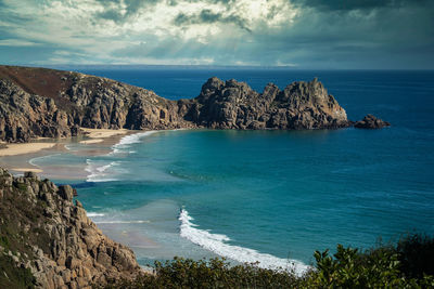 Panoramic view of sea against sky