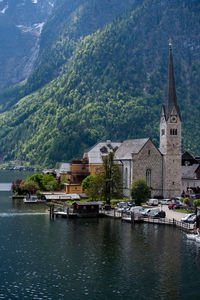 Buildings at waterfront