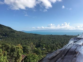 Scenic view of landscape against sky