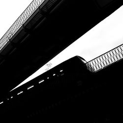 Low angle view of bridge against sky