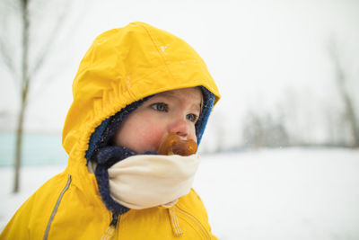 Winter outdoors