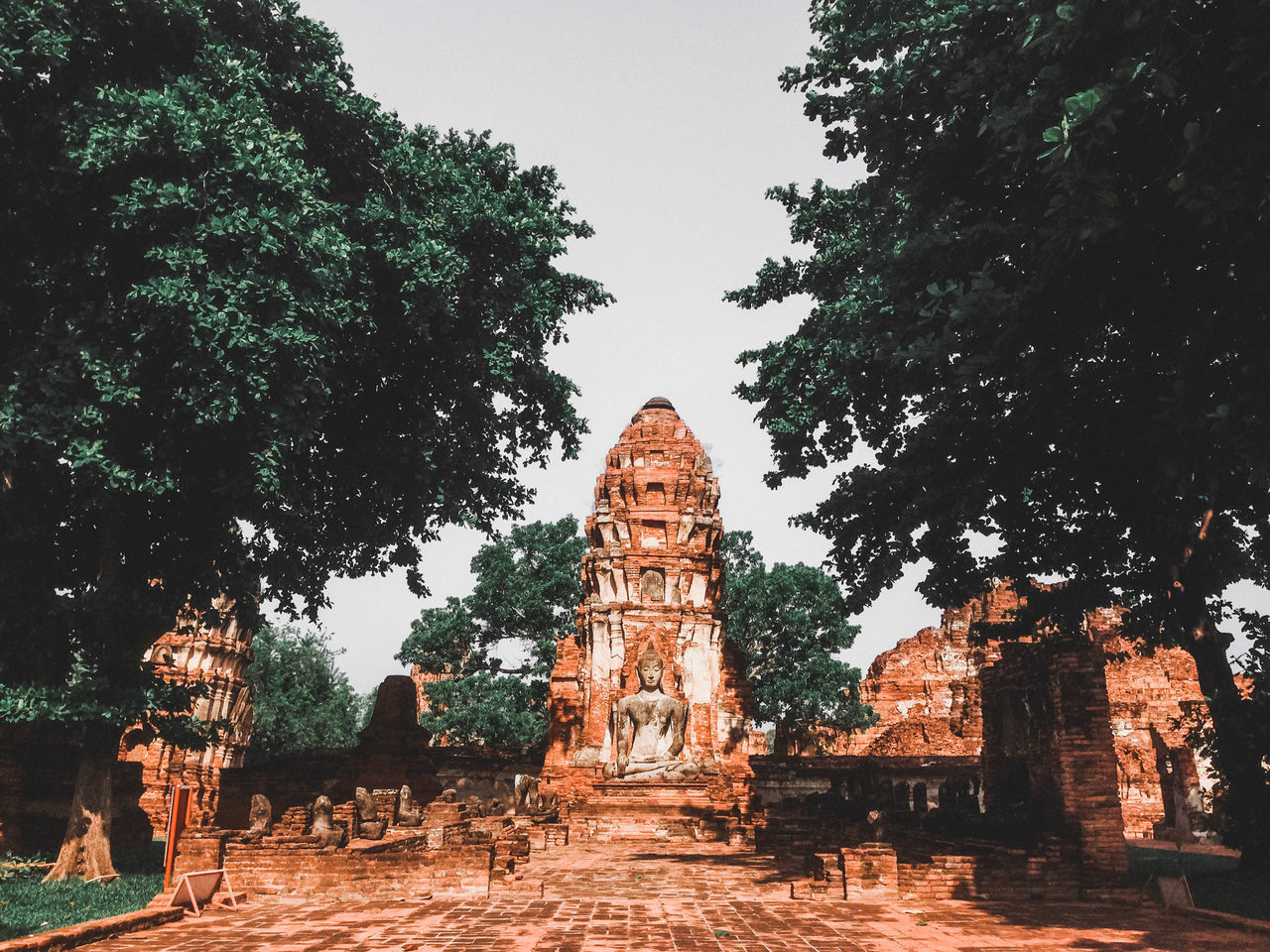 EXTERIOR OF OLD TEMPLE BUILDING