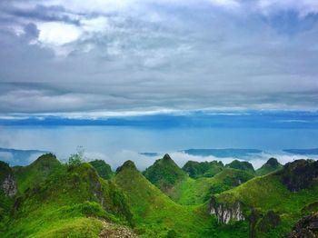 Scenic view of landscape against sky