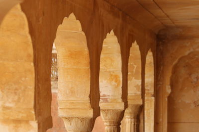 View of historical building arches 