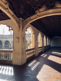 Interior of historic building