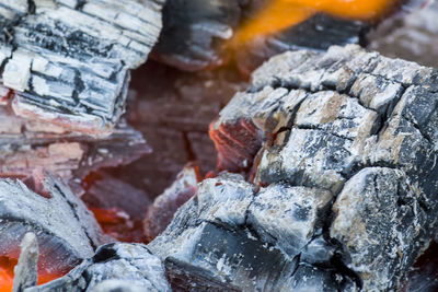 Full frame shot of firewood