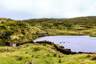 Scenic view of landscape against sky