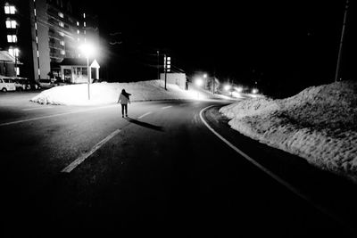 Road at night