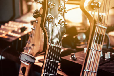 Close-up of guitar