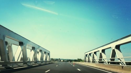 View of bridge over road