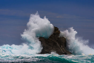 Panoramic view of sea against sky