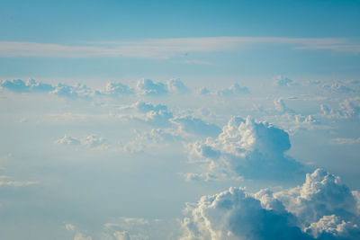 Low angle view of clouds in sky