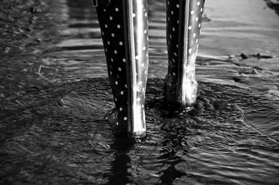 Close-up of rippled water