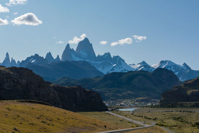 Fitz roy mountain near el chalten, in patagonia, argentina