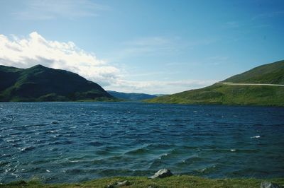 Beautiful lake near the north cape