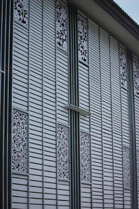 Full frame shot of window of building