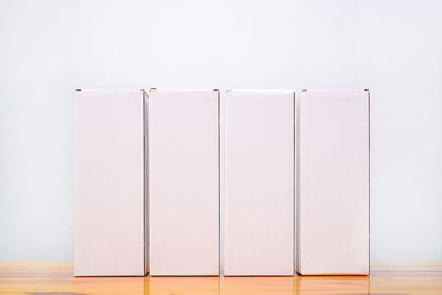 Open book against white background