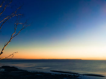 Looking out over moreton bay in the morning