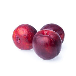 Close-up of apple against white background