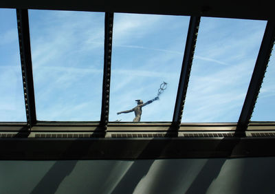 Low angle view of building against sky