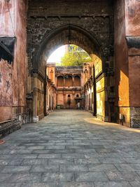 Corridor of old building