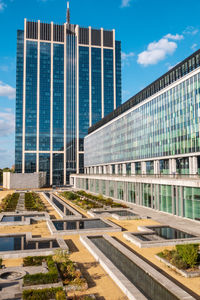 Modern buildings in city
