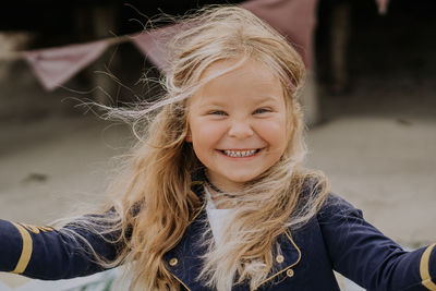 Portrait of a smiling girl