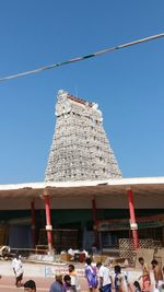 Low angle view of cathedral against clear sky