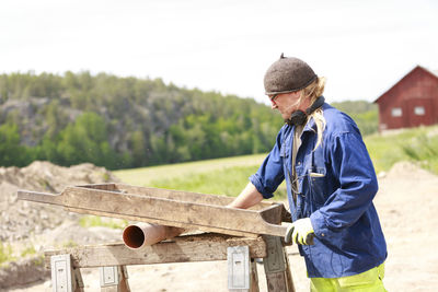 Archaeologist at work