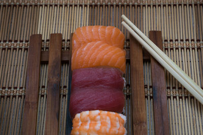 Close-up of sushi